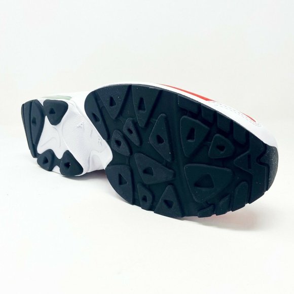 Nike Air Max 2 Light White Black Habanero Red Mens Running Shoes AO1741 101 - Picture 5 of 5